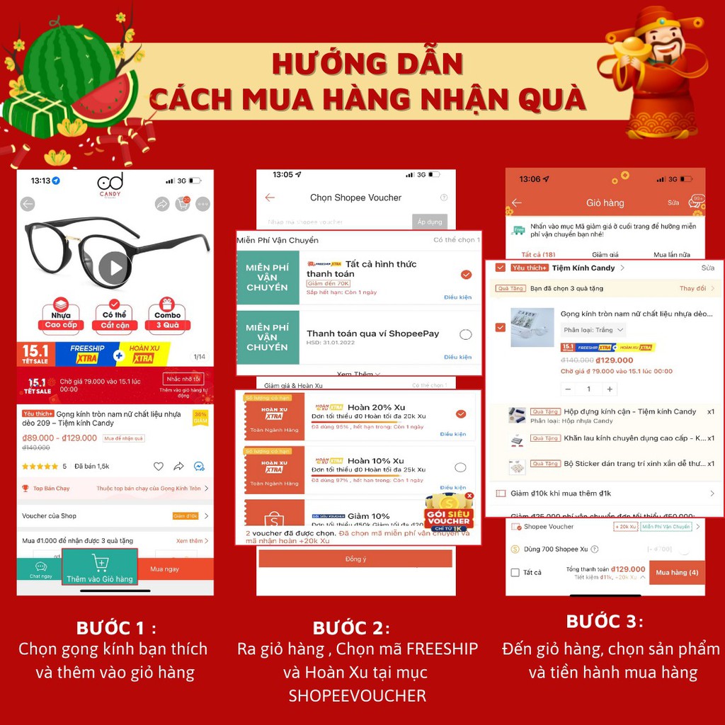Kính mắt Candy, Cửa hàng trực tuyến | Shopee Việt Nam