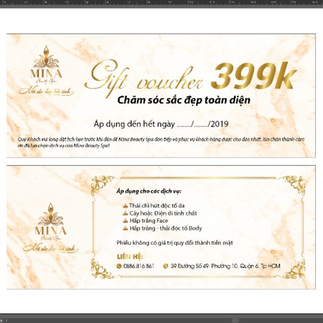 In voucher spa-mẫu  voucher spa đầy đủ thông tin