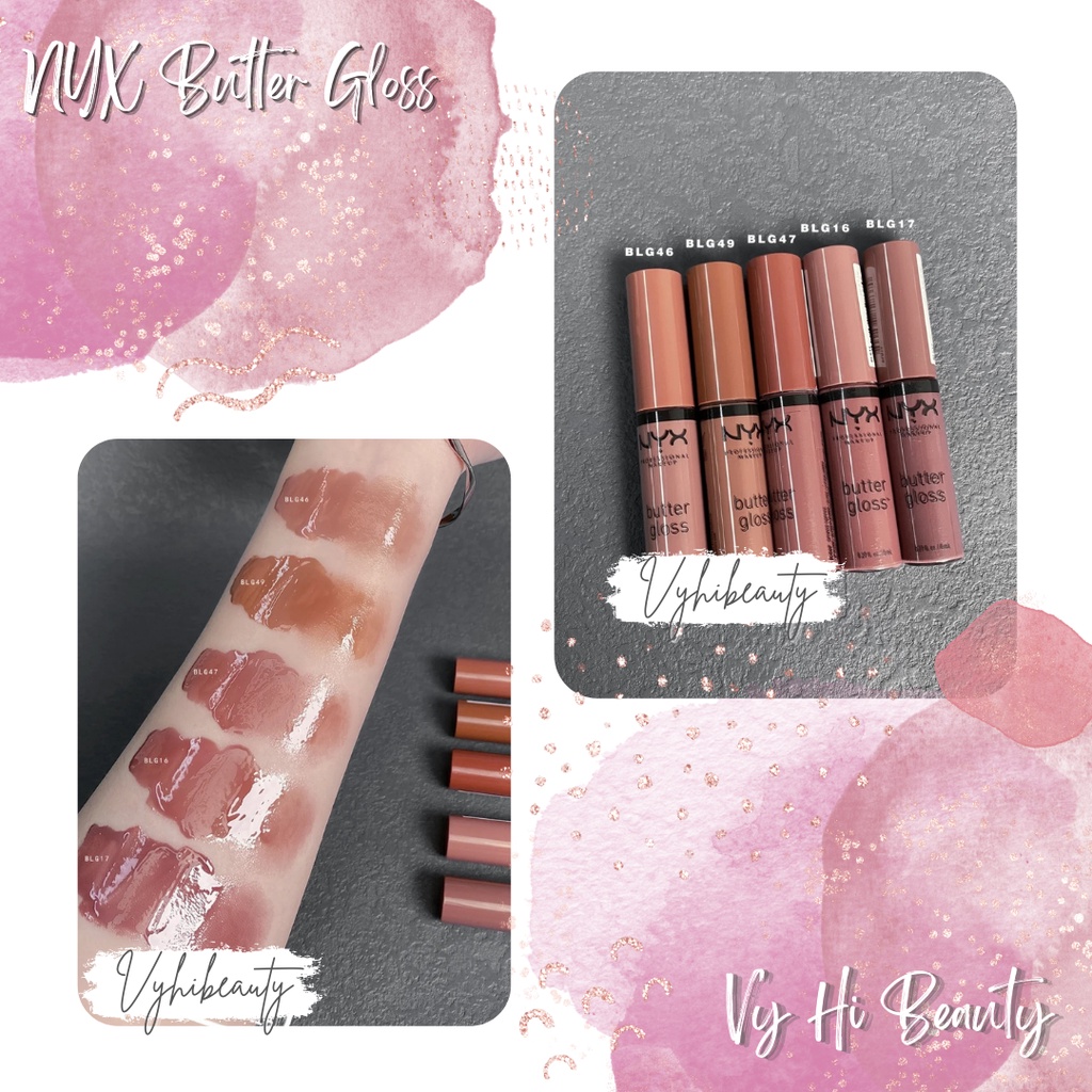 Son Bóng Nyx Butter Gloss Mọng Môi Giá Hạt Dẻ | Shopee Việt Nam