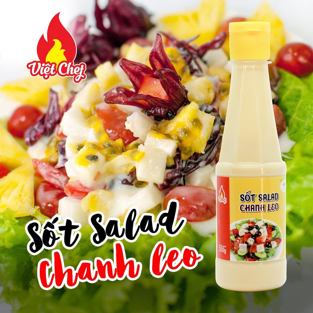 Cách Làm Sốt Chanh Leo Trộn Salad