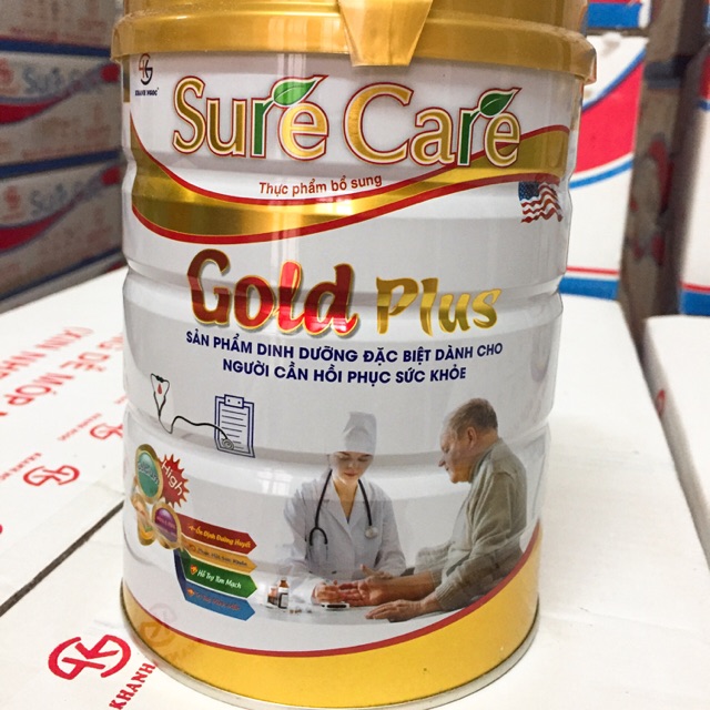 Sữa Sure Care Gold Plus 900g - Sản phẩm dinh dưỡng đặc biệt dành cho người  cần phục hồi sức khoẻ