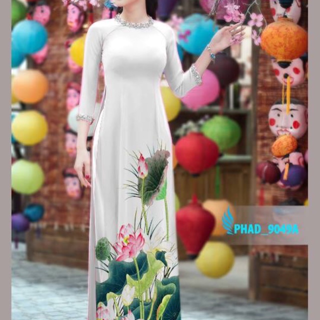 Vải Áo Dài Hoa Sen | Shopee Việt Nam