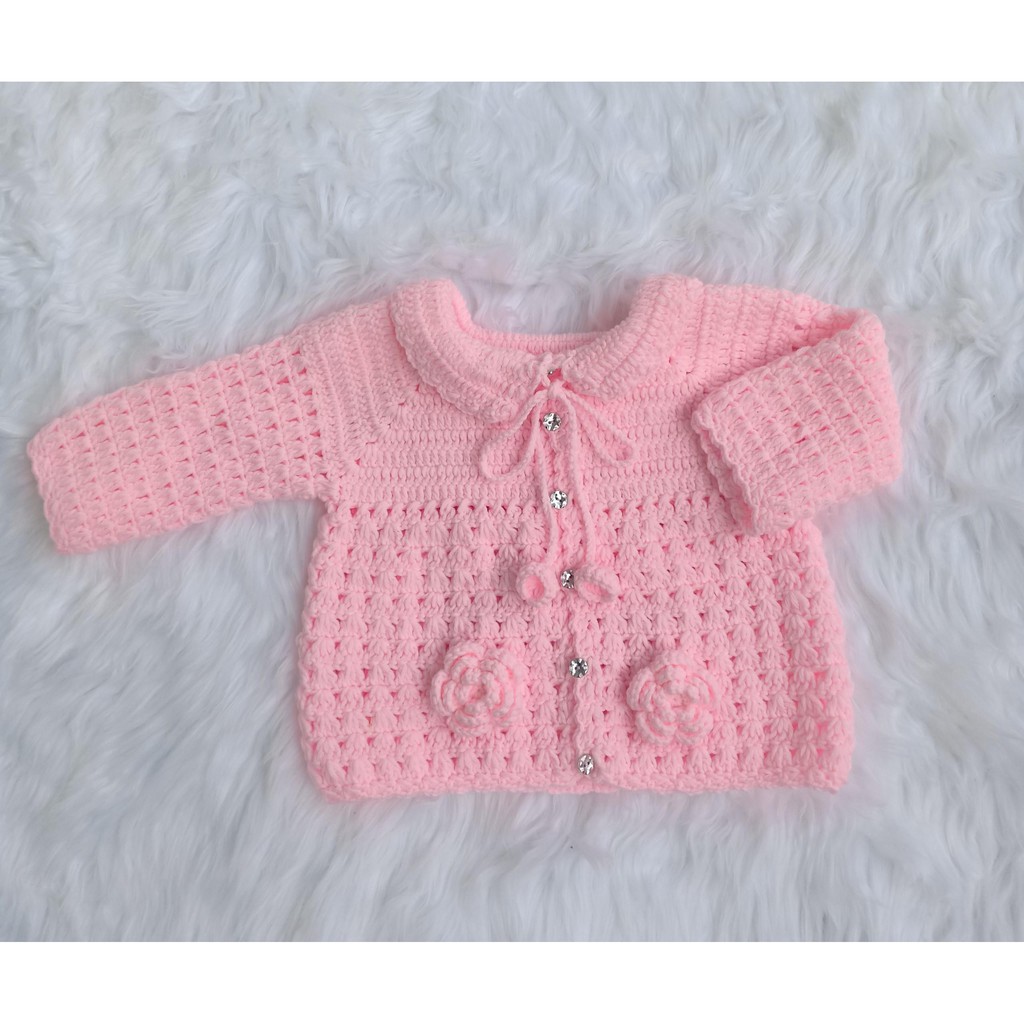Áo Len Cho Bé Gái Từ 0 Đêns 12 Tháng | Shopee Việt Nam