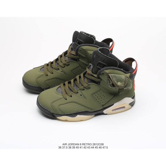 ẢNH THẬT | Giày Thể Thao Jordan 6 x Travis Scott | Shopee Việt Nam