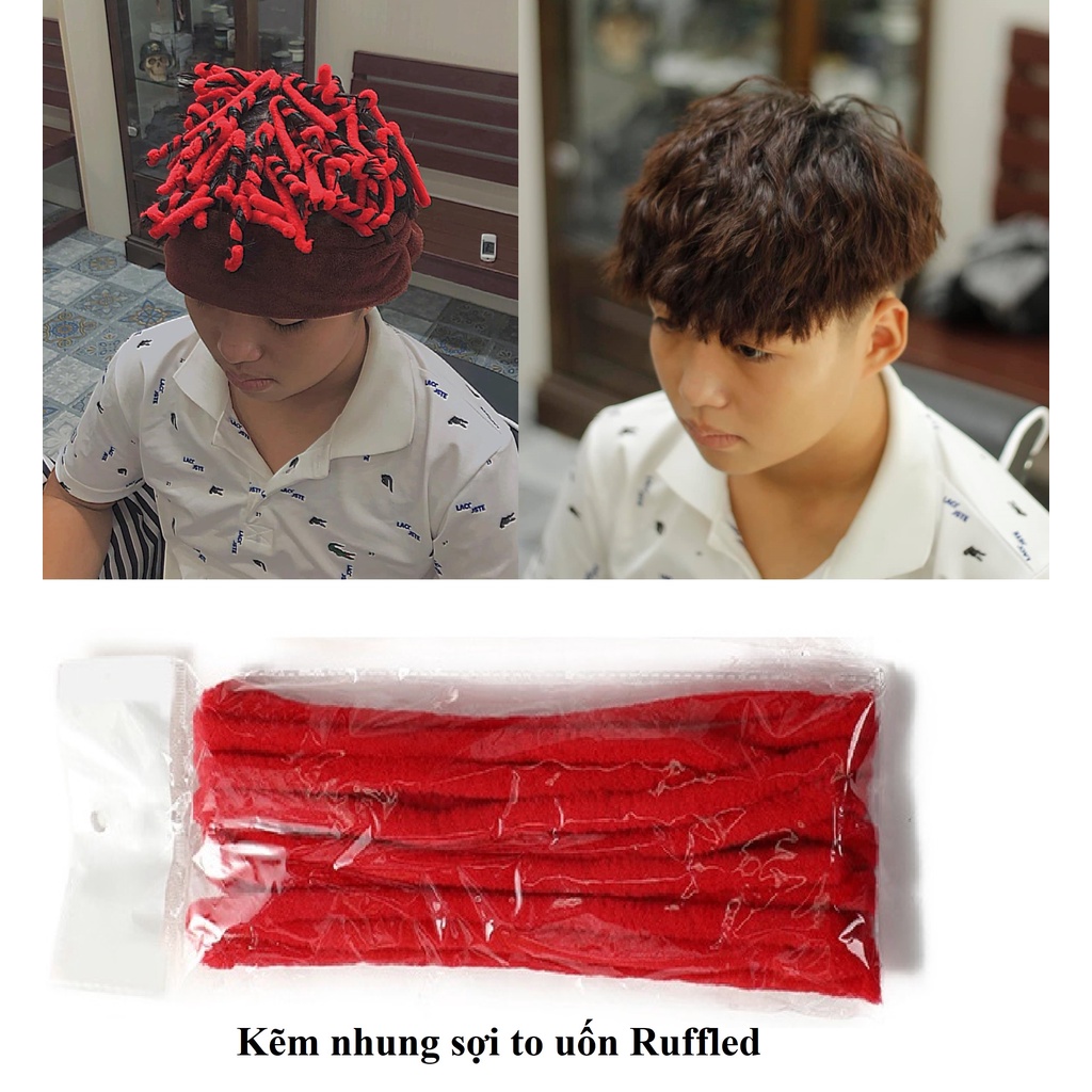 Kẽm nhung uốn tóc sợi to Uốn Sợi Kẽm Ruffled | Shopee Việt Nam