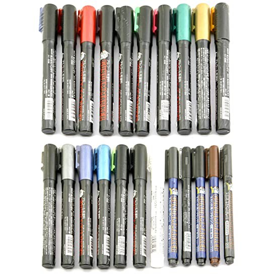 Bút Sơn Mô Hình Gundam Marker Gm / Gundam Marker Ex Gm (Xgm) | Shopee Việt  Nam