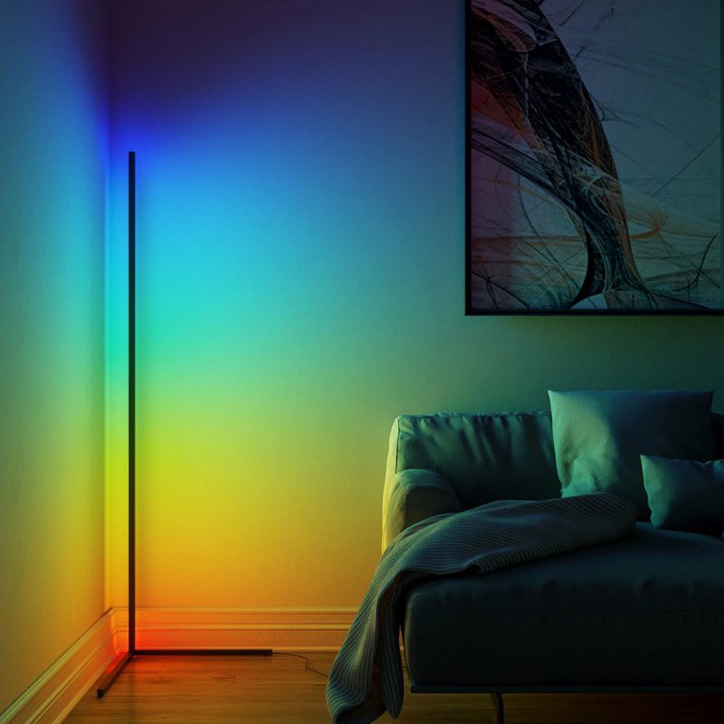Com bo 2 đèn Led đứng góc tường RGB trang trí phòng khách, phòng ...