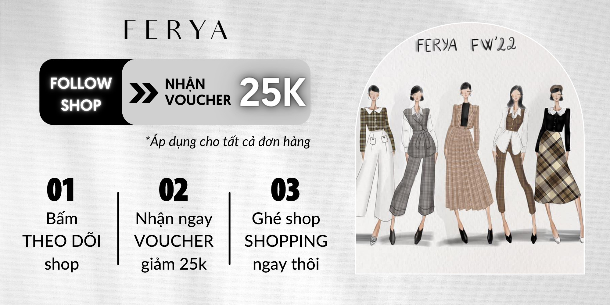 Ferya design, Cửa hàng trực tuyến | Shopee Việt Nam