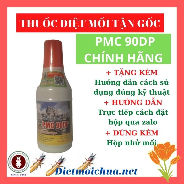 Thuốc diệt mối PMC90 có thể được sử dụng trong các khu vực nào như nhà ở, cơ sở sản xuất hay các công trình xây dựng?
