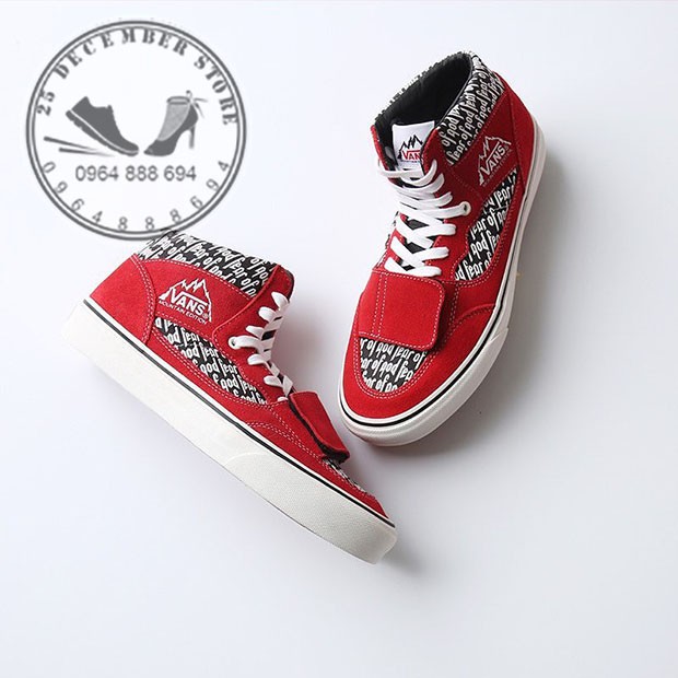 Giày thể thao VANS Mountain Edition Fear of God RED siêu truất