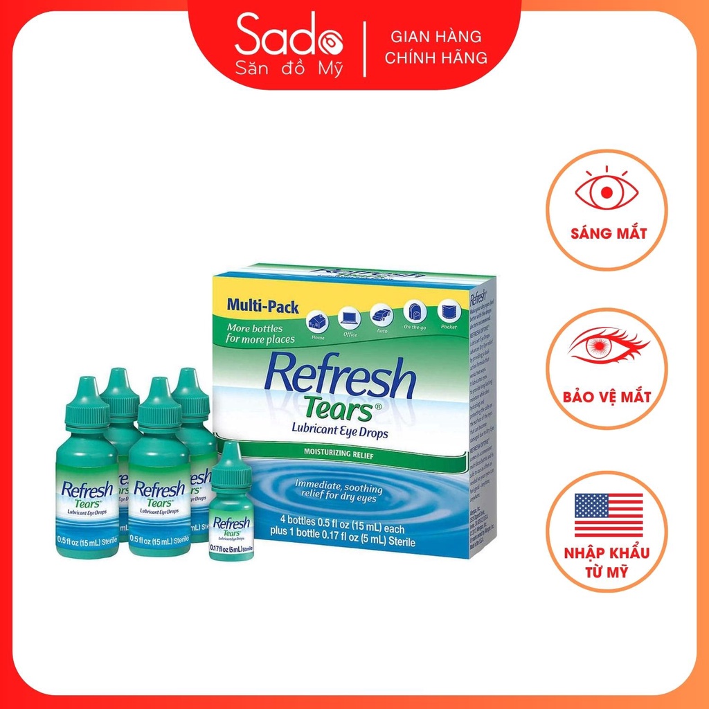 Refresh Tears Lubricant Eye Drops MultiPack, 65 Costco, 57 OFF