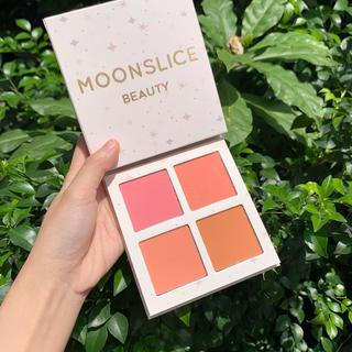 Bảng phấn má hồng MoonSlice Beauty Blushing Moon 4 ô tone hồng, cam siêu  xinh | Shopee Việt Nam