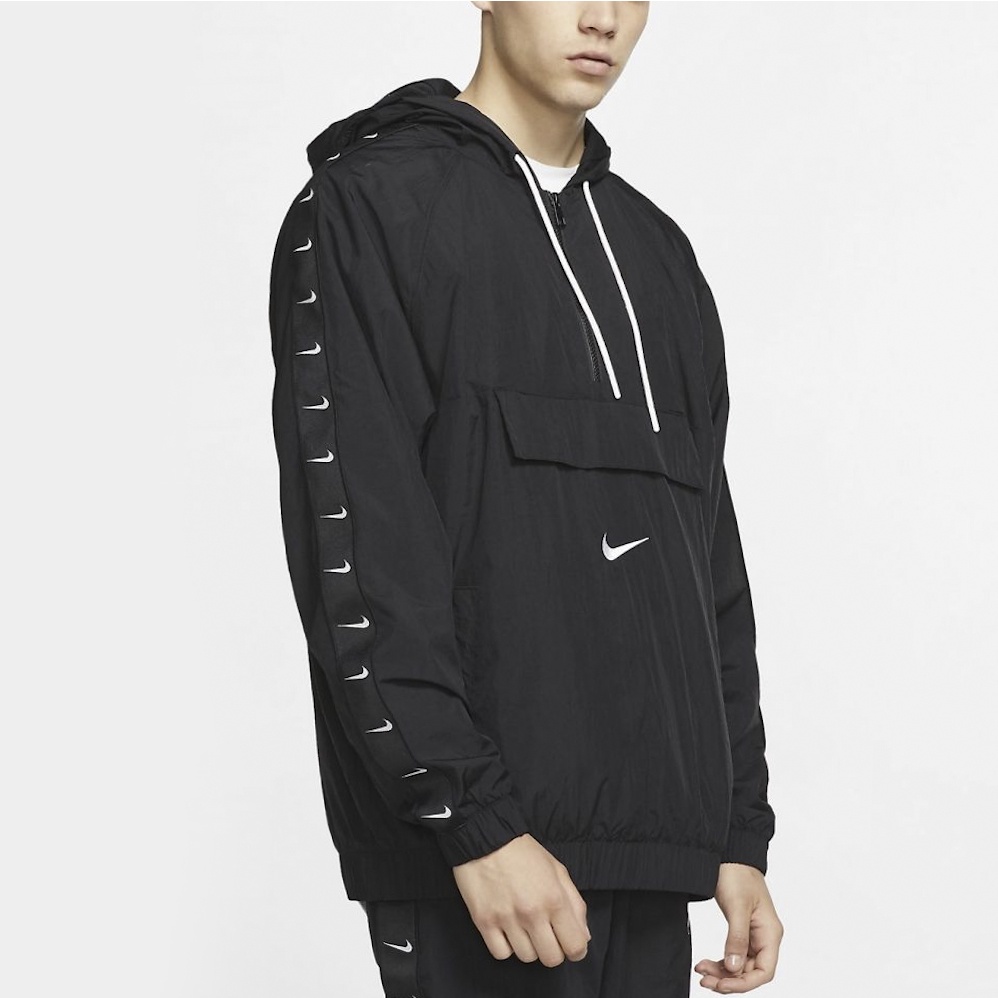 Nike taped swoosh store popover jacket