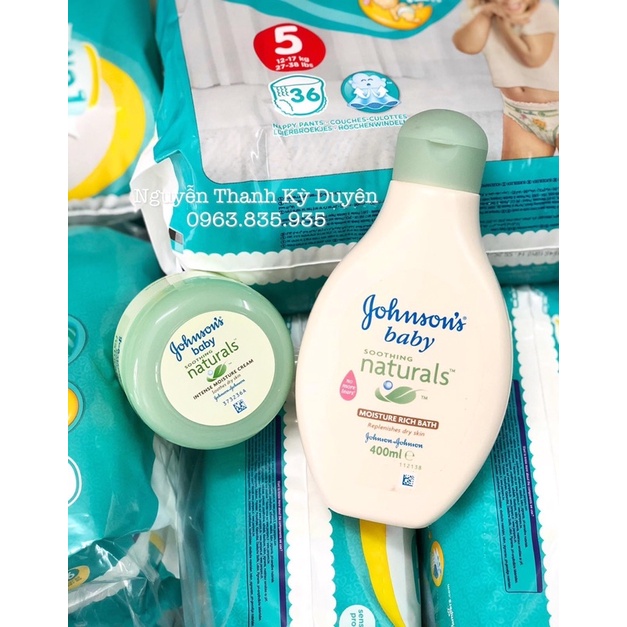 Johnson's baby soothing naturals best sale moisturising cream