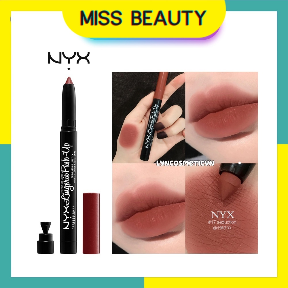 Son bút chì NYX Lingerie Push-Up Long Lasting Lipstick exotic