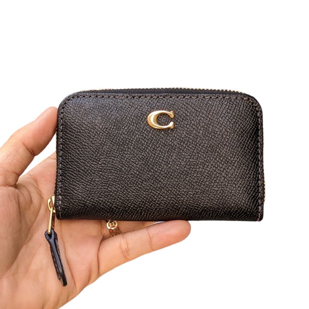 小物 DECi Small Round Zip Wallet OVY Small Round Zip Wallet | DECi