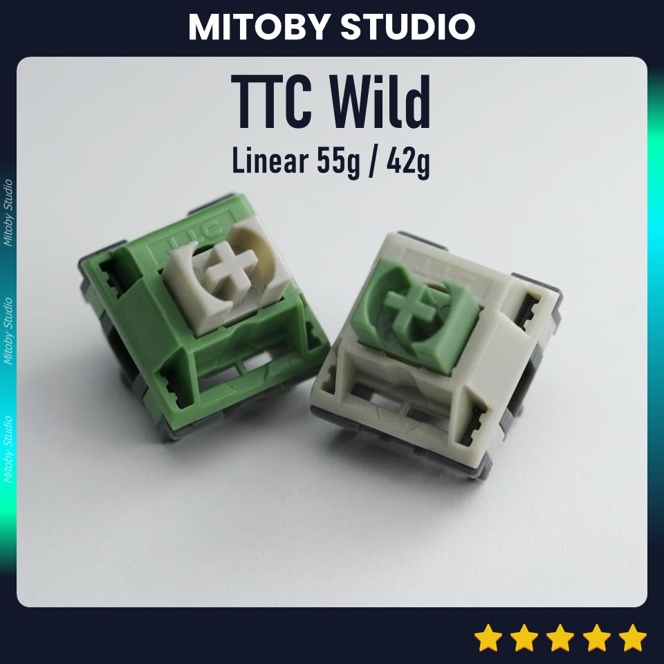 TTC WILD 55g 42g linear switch công tắc bàn phím cơ TTC switch