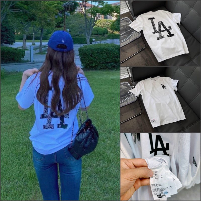  -70% Áo Thun New Era x MLB Big Paisley Logo (Angeles Dodgers  White) [12715360]