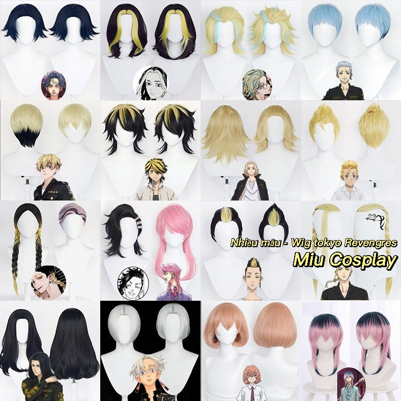 Sẵn] Nhiều mẫu - Wig/Tóc Giả Sanzu/Rindou/Senju/Baji/Hina/Kazutora ...