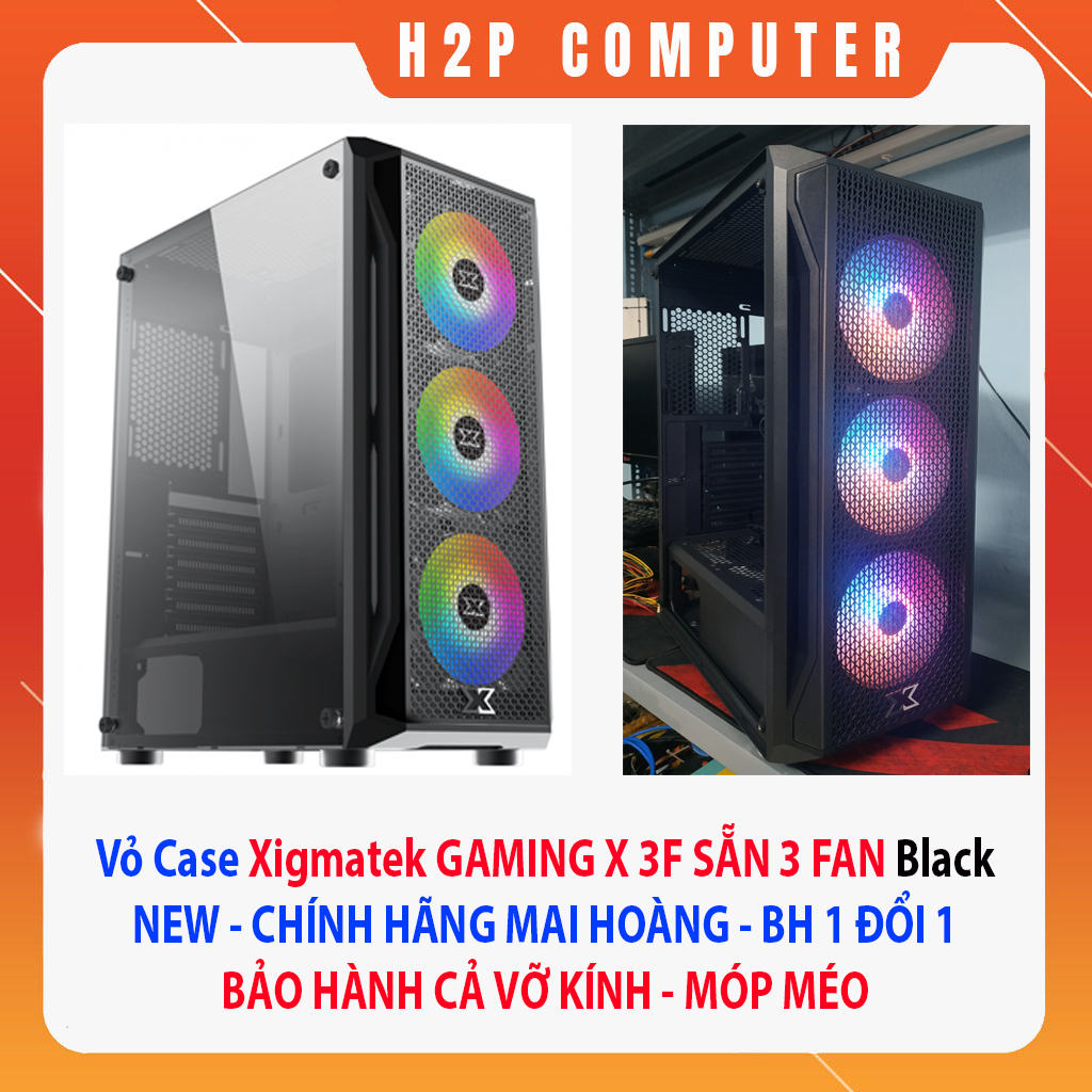 Vỏ case Xigmatek Duke – Kèm 03 Fan Xigmatek X22F 