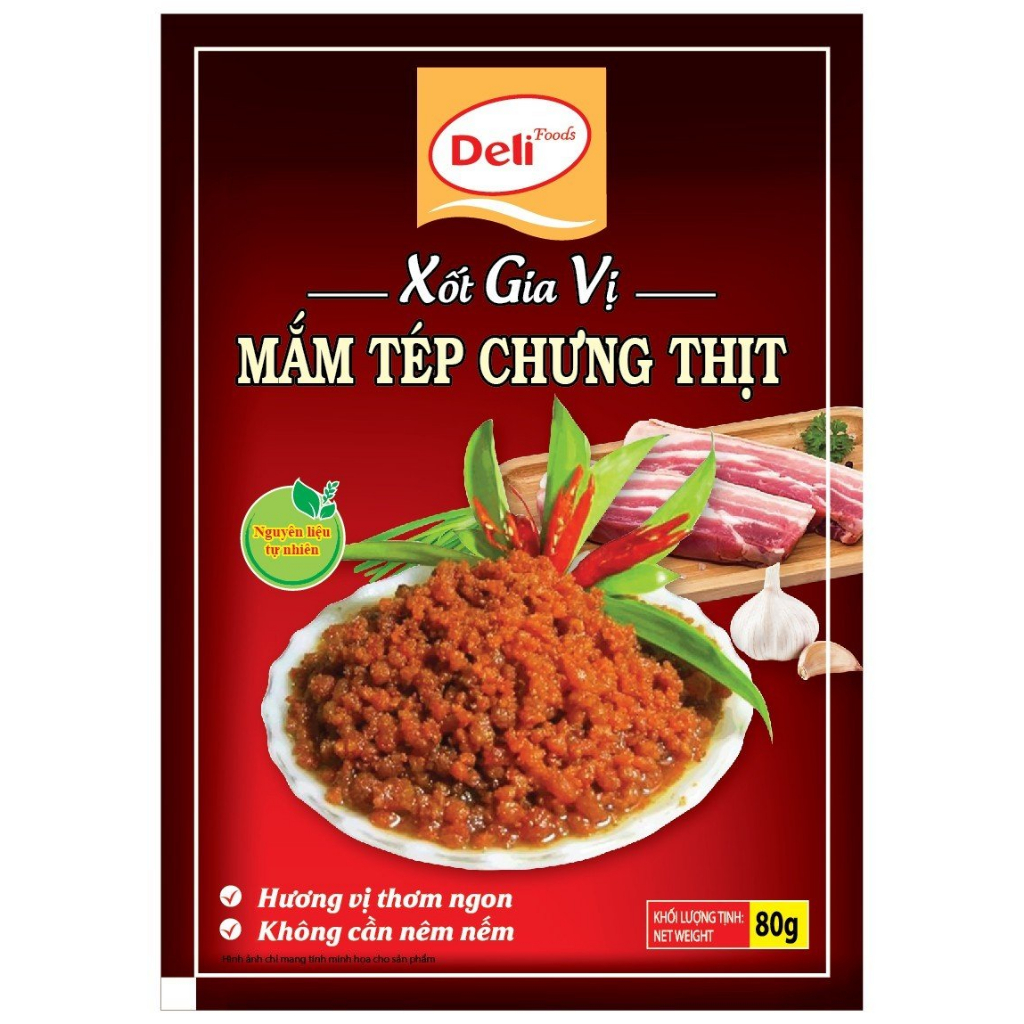 Xốt Gia Vị Mắm Tép Chưng Thịt Deli Foods 80g , Sốt Thịt Chưng Mắm ...