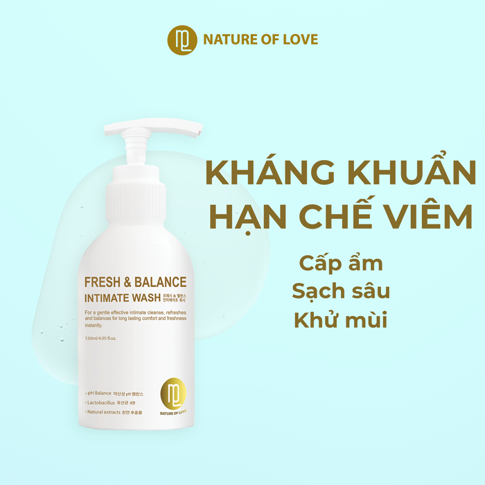 Dung dịch vệ sinh NOL Fresh & Balance Intimate Wash 120ml