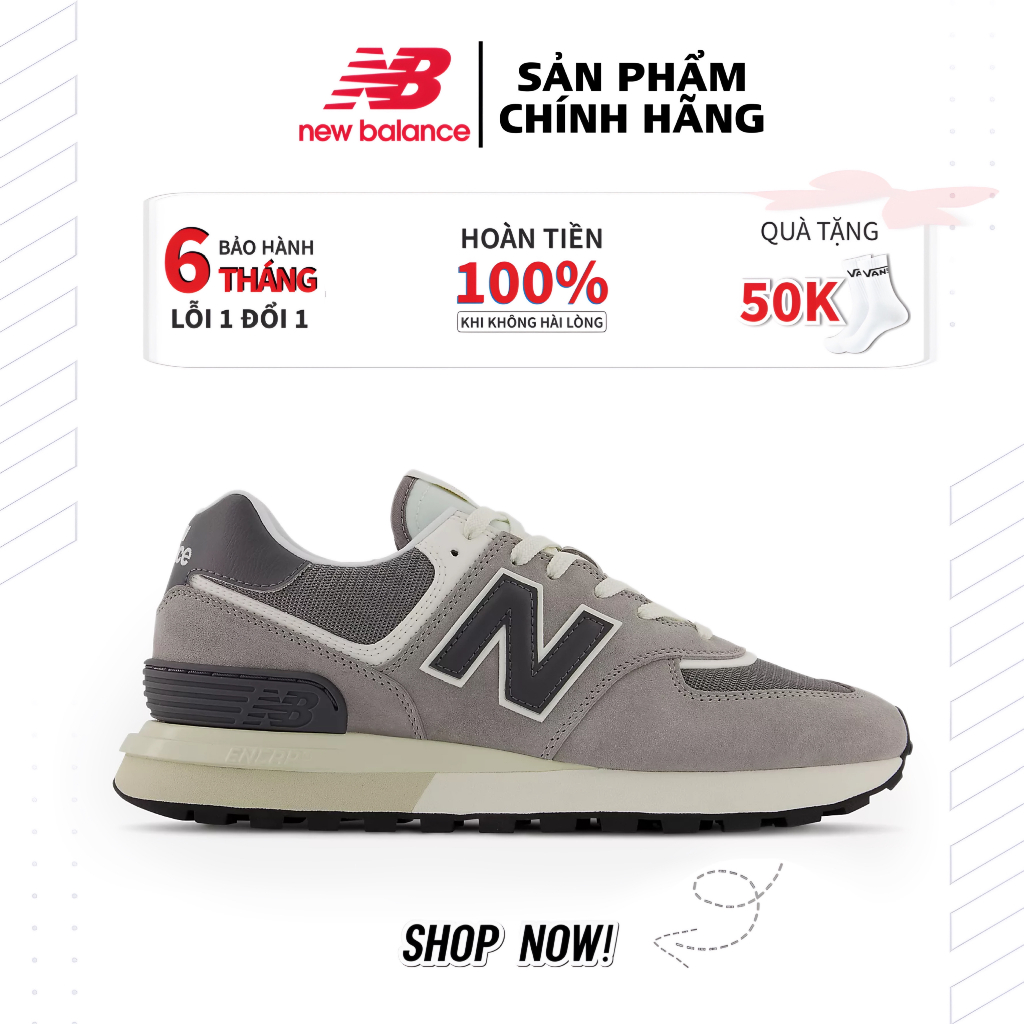 New balance 574 grey giày chính hãng nam&nữ | Shopee Việt Nam