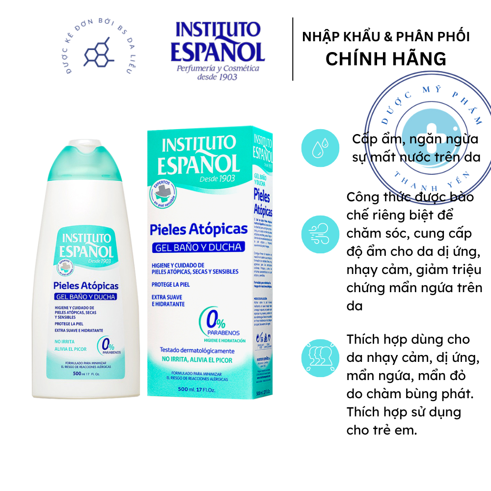 Buy Instituto Español Atopic Skin Shower Gel 500ml