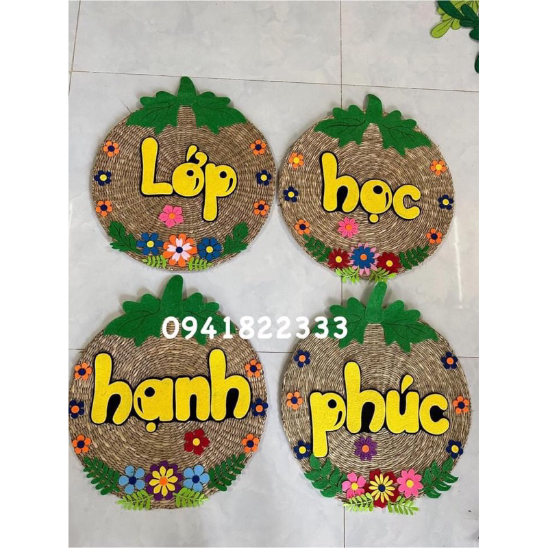 Lớp học hạnh phúc steam- Đồ dùng trang trí mầm non | Shopee Việt Nam