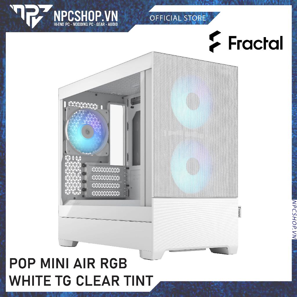 FRACTALDESIGN Pop Mini Air RGB White TG Clear Tint FD-C-POR1M-01