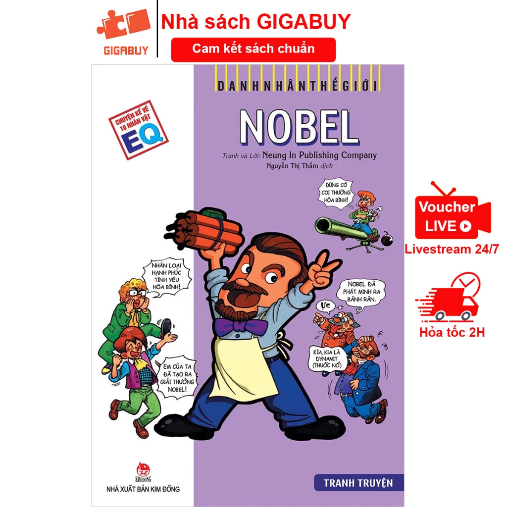 Sách - Danh nhân thế giới Nobel - Tái bản năm 2022 | Shopee Việt Nam