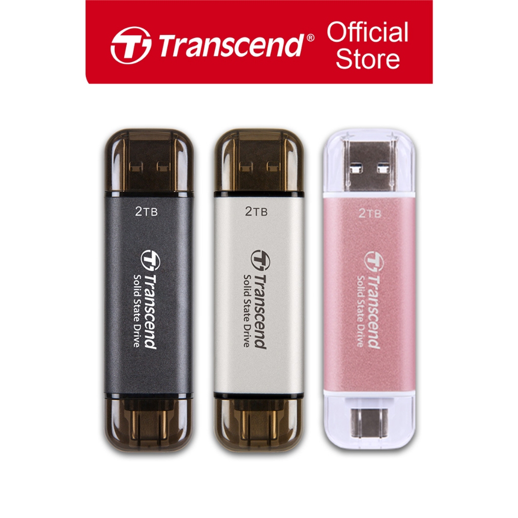 Ổ cứng di động SSD Transcend ESD310C 1Tb Màu đen Giá rẻ