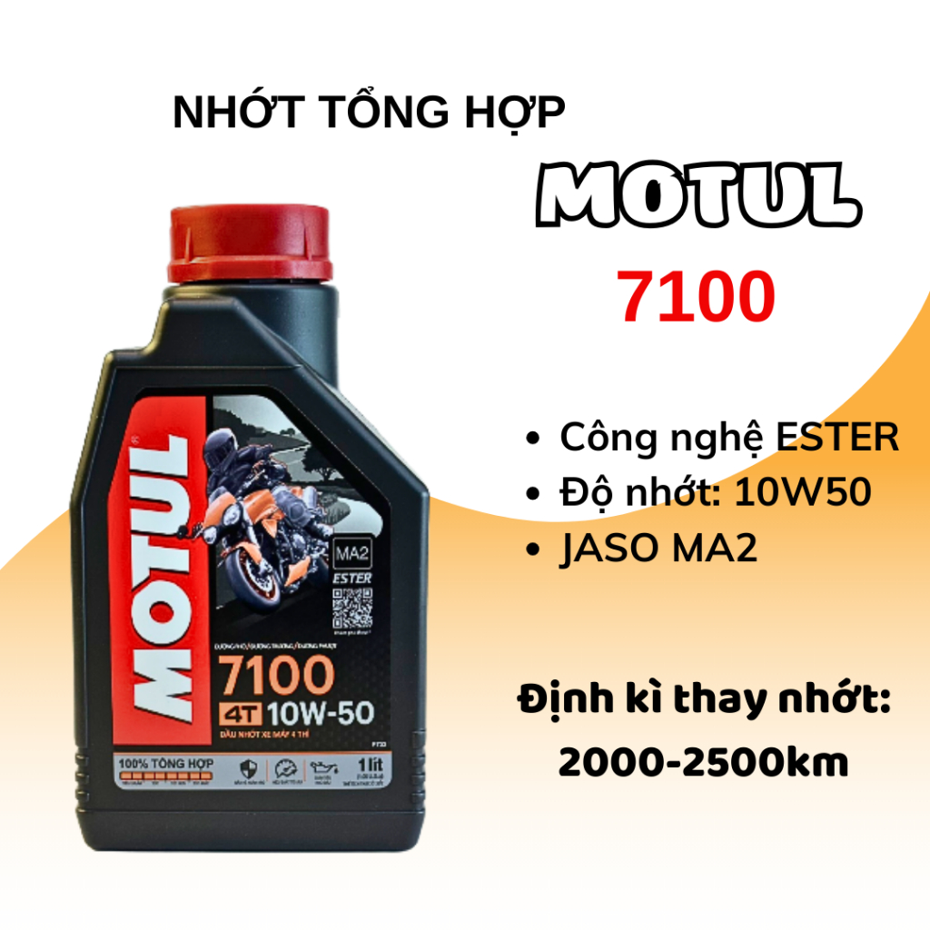 Nhớt Motul 7100 10W50 4T 1L