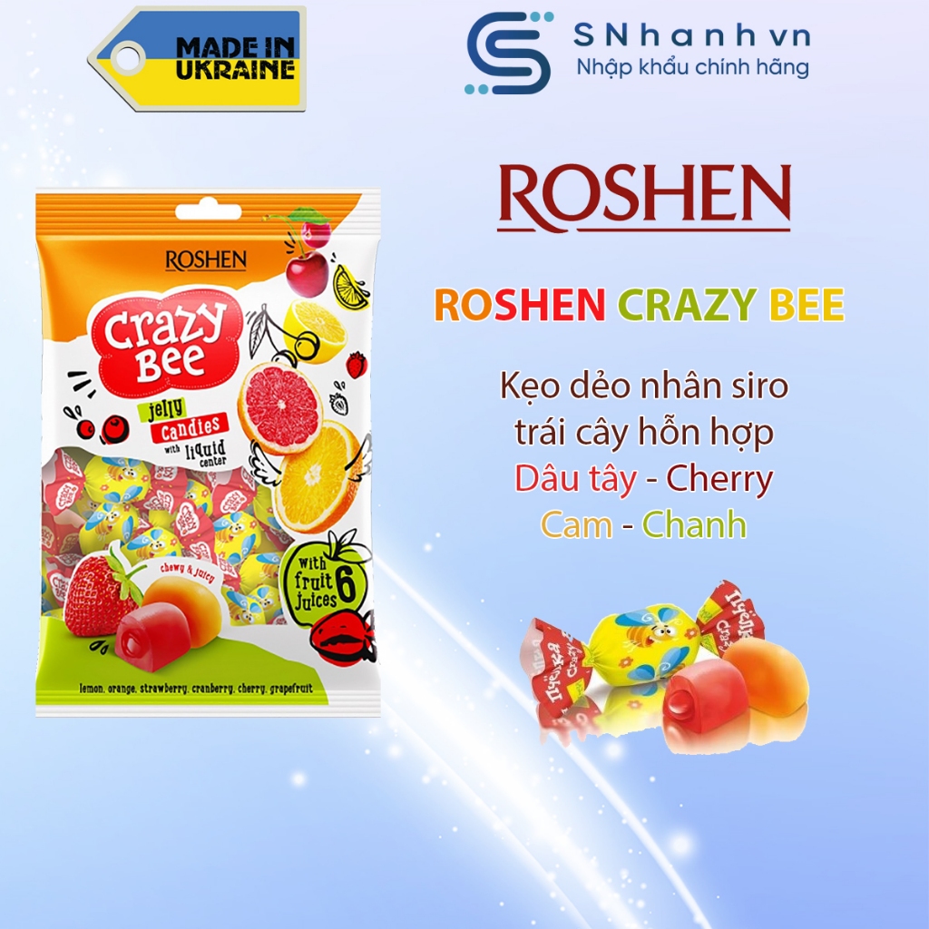 Kẹo dẻo hoa quả ROSHEN Crazy Bee