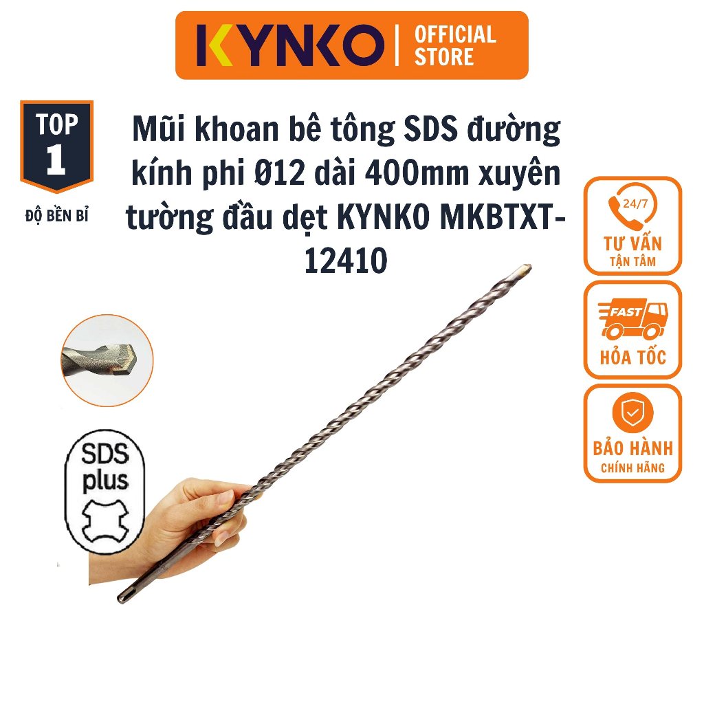 FAQs về mũi khoan bê tông dài 400mm