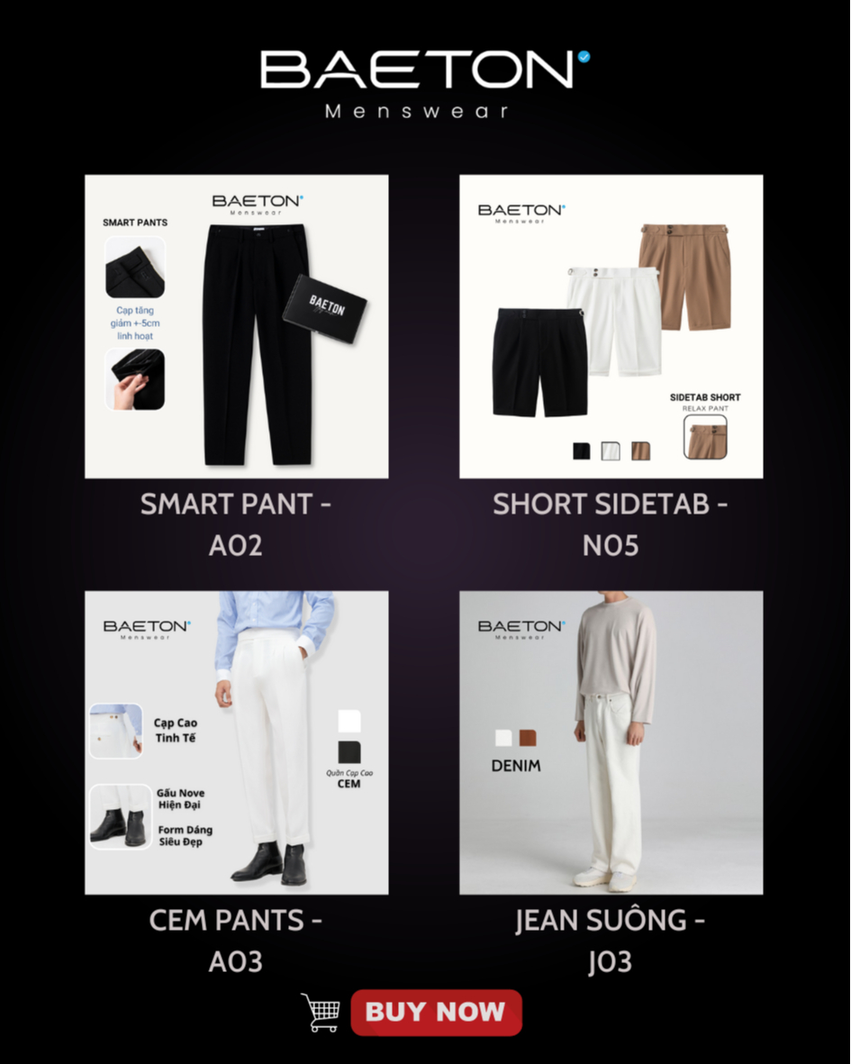 BAETON Menswear, Cửa hàng trực tuyến | Shopee Việt Nam
