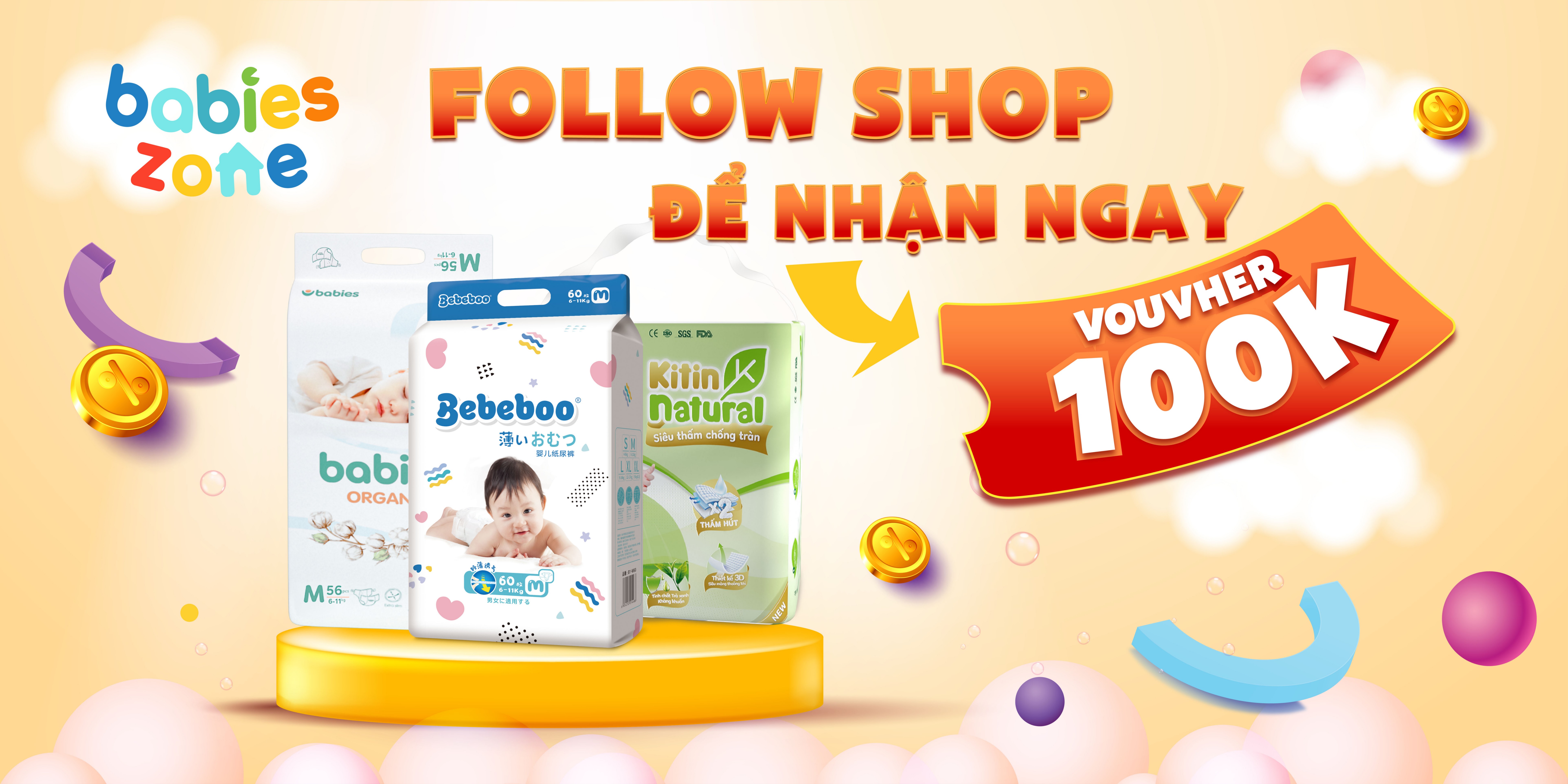 Babies Zone Official, Cửa hàng trực tuyến Shopee Việt Nam