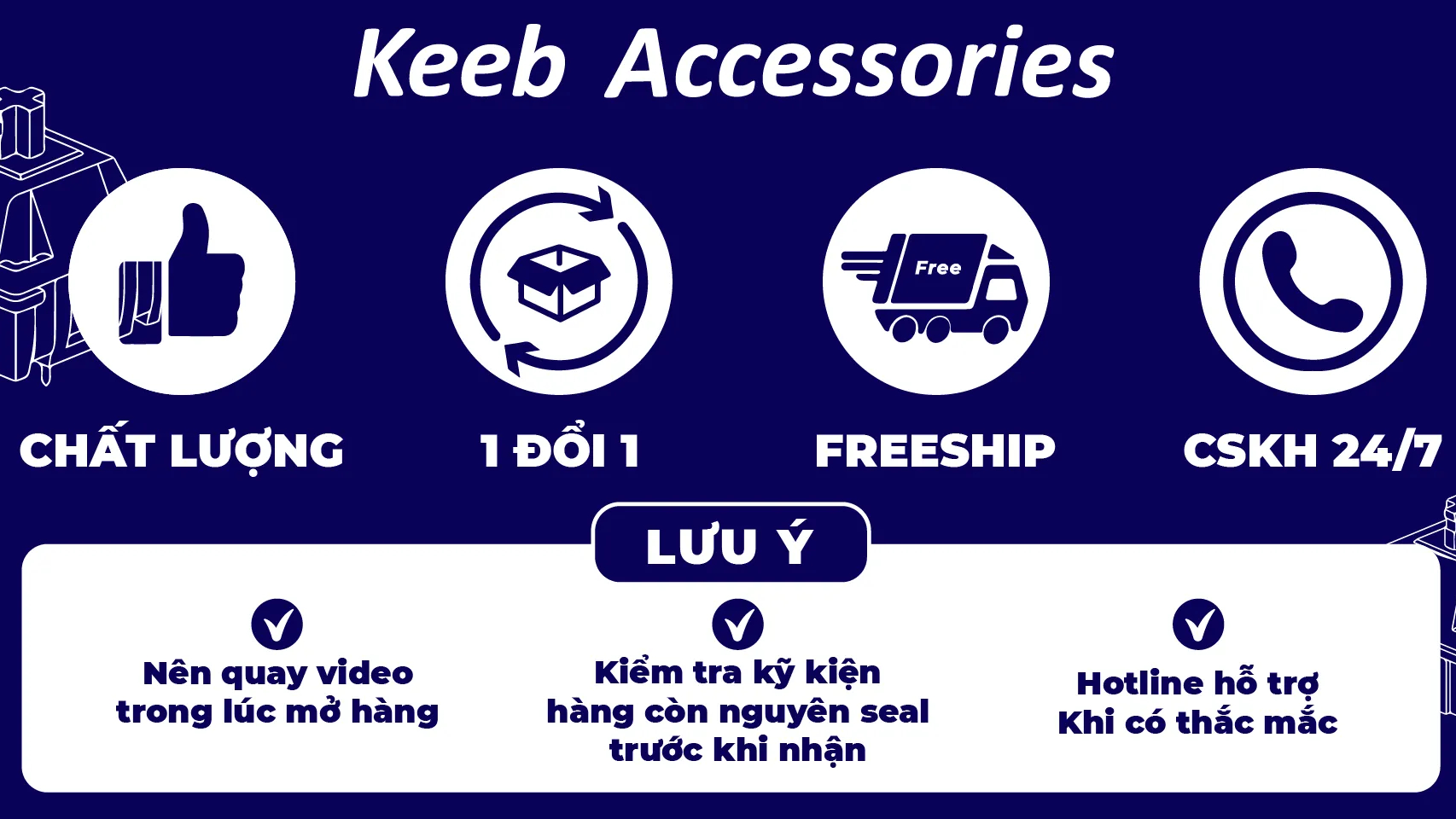 Keeb Accessories Store, Cửa hàng trực tuyến Shopee Việt Nam