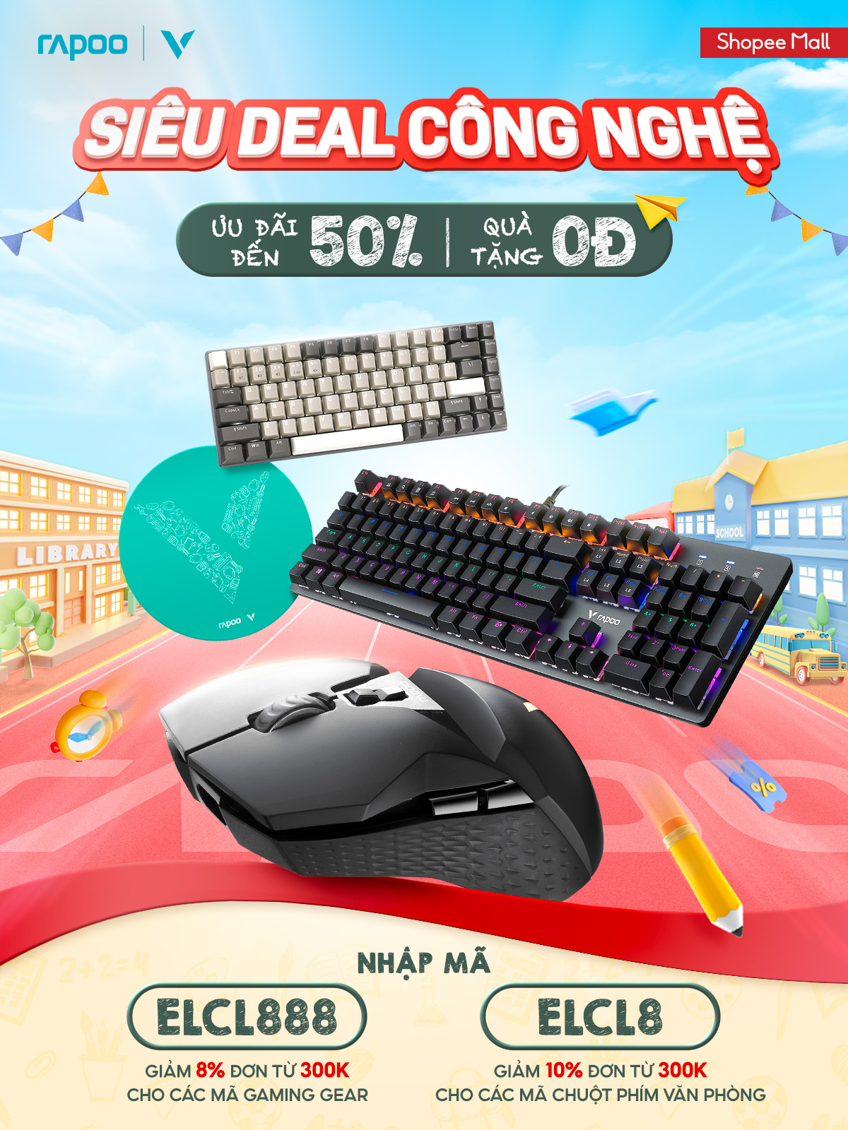 RAPOO OFFICIAL STORE - Shopee Mall Online | Shopee Việt Nam