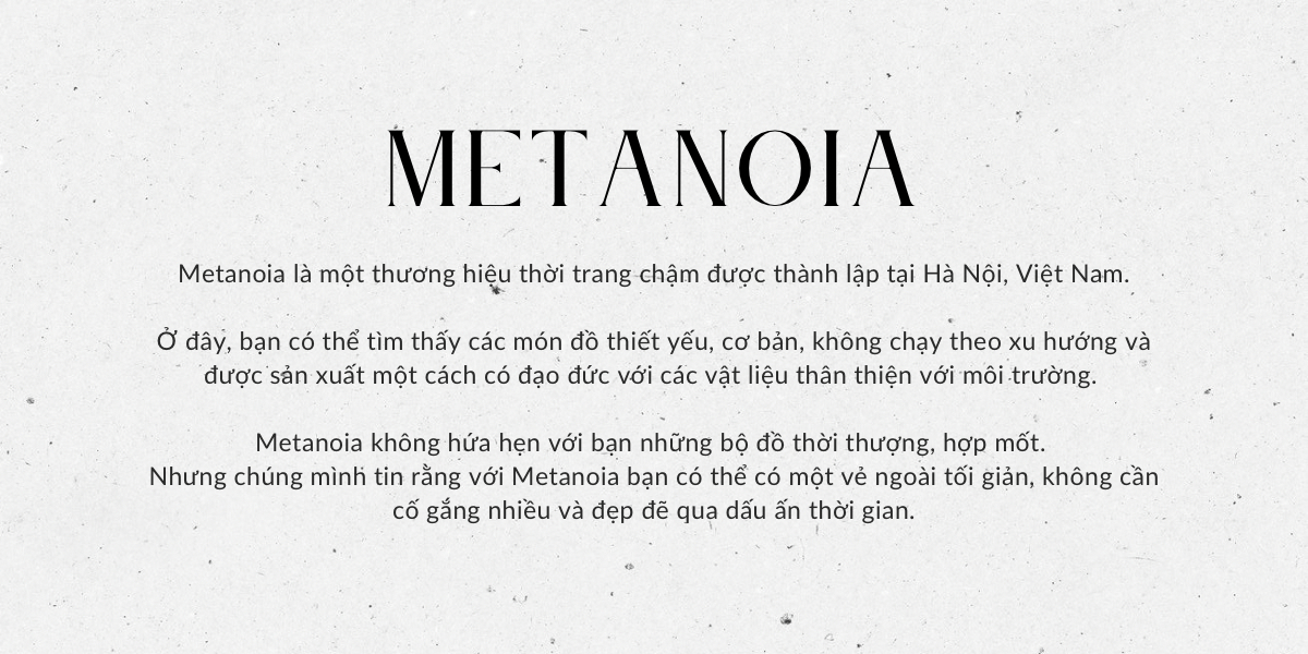 METANOIA GARMENTS, Cửa hàng trực tuyến | Shopee Việt Nam