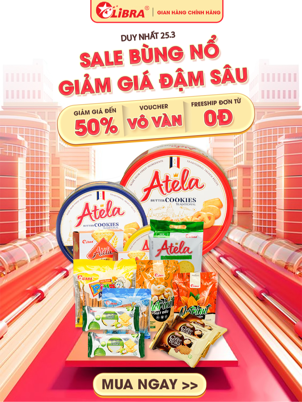 CÔNG TY BÁNH KẸO LIBRA - Shopee Mall Online | Shopee Việt Nam