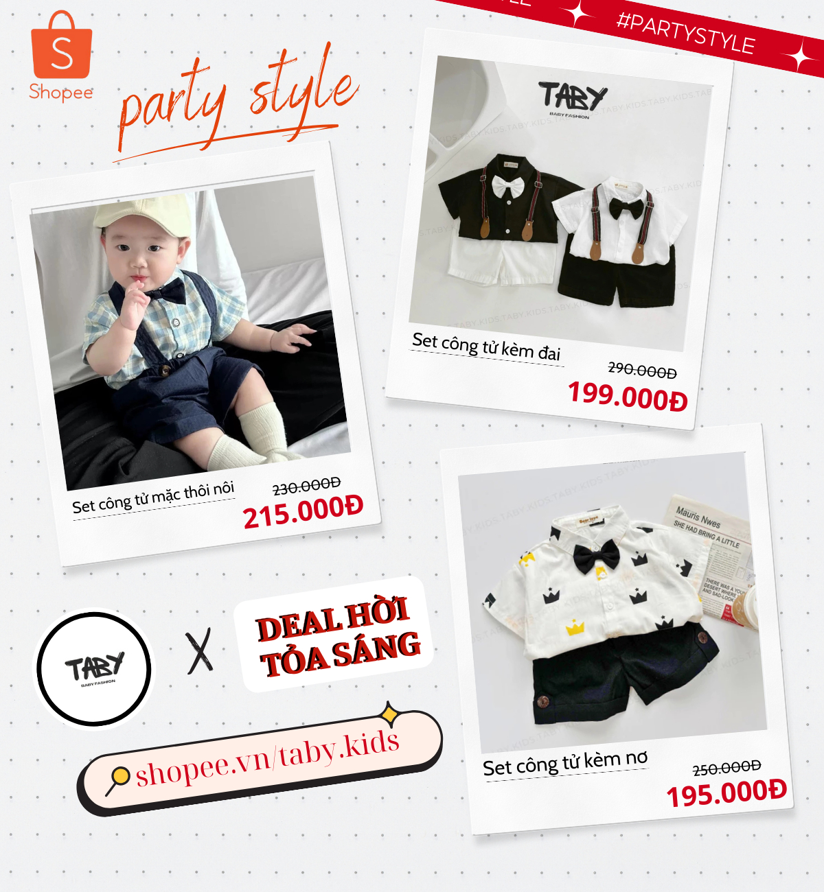 TABY Kids - Thời trang cho bé , Cửa hàng trực tuyến | Shopee Việt Nam