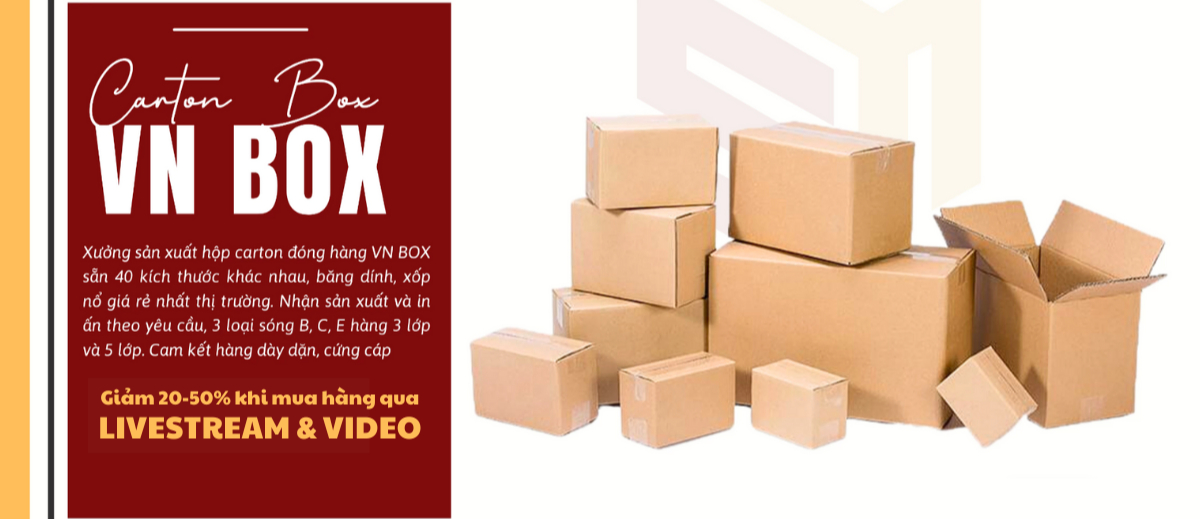 Hộp Carton VN BOX, Cửa hàng trực tuyến | Shopee Việt Nam