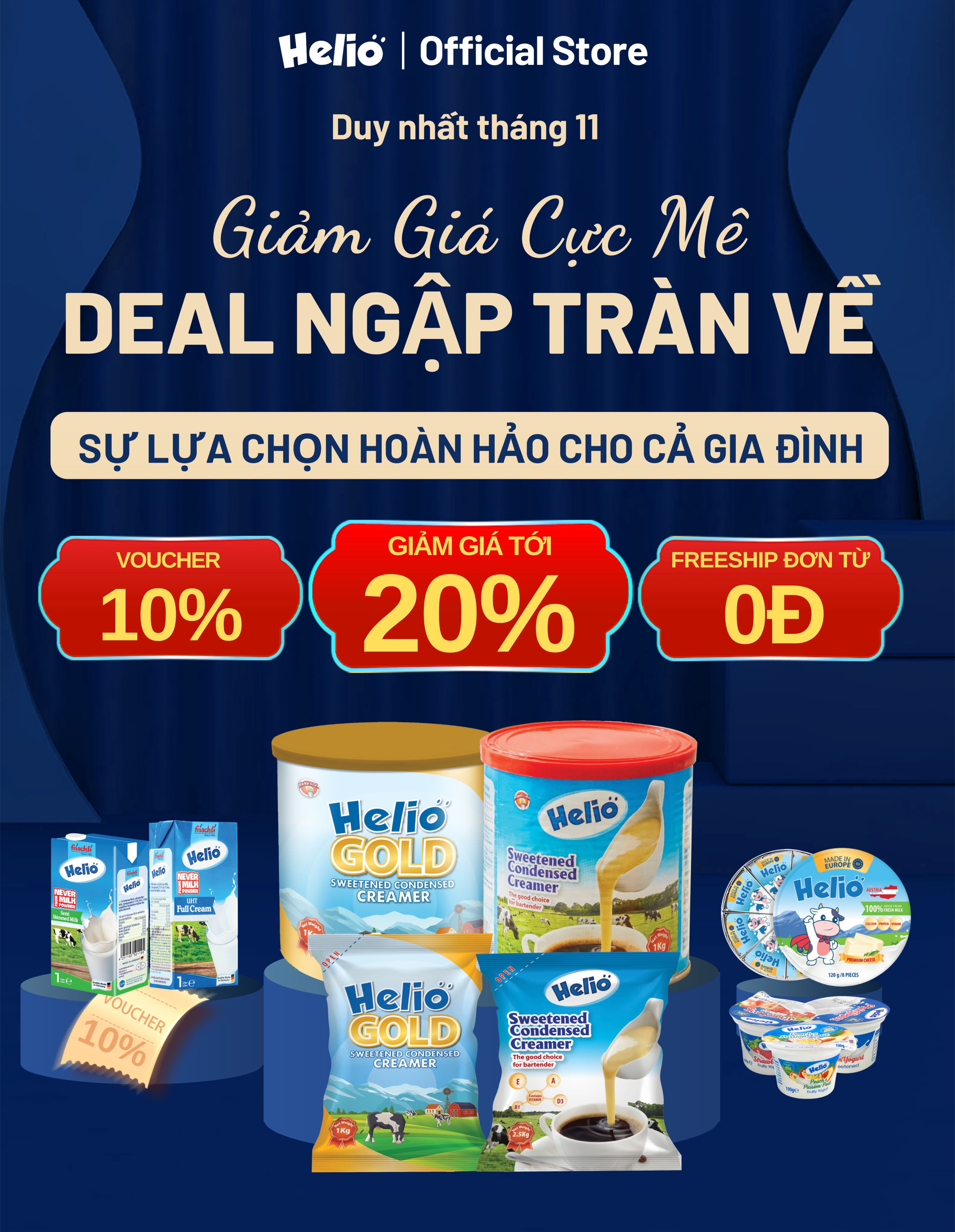 Helio Official - Shopee Mall Online | Shopee Việt Nam