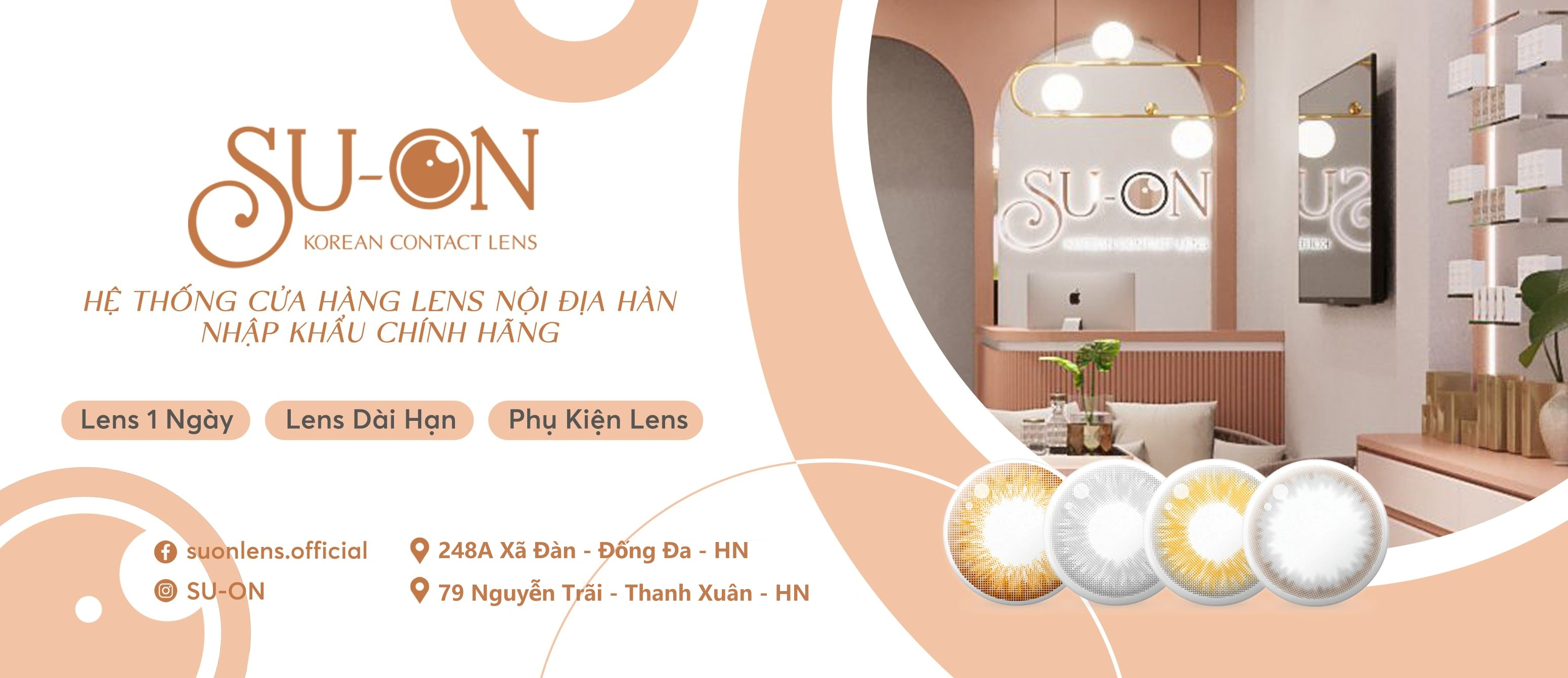 SU-ON LENS Korean Contact Lens, Cửa hàng trực tuyến | Shopee Việt Nam
