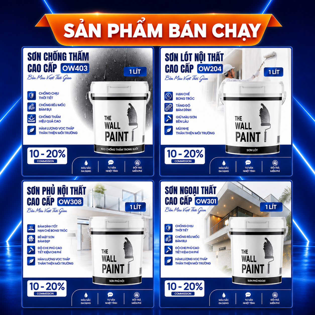 THEWALL Sơn Kháng Khuẩn, Cửa hàng trực tuyến | Shopee Việt Nam