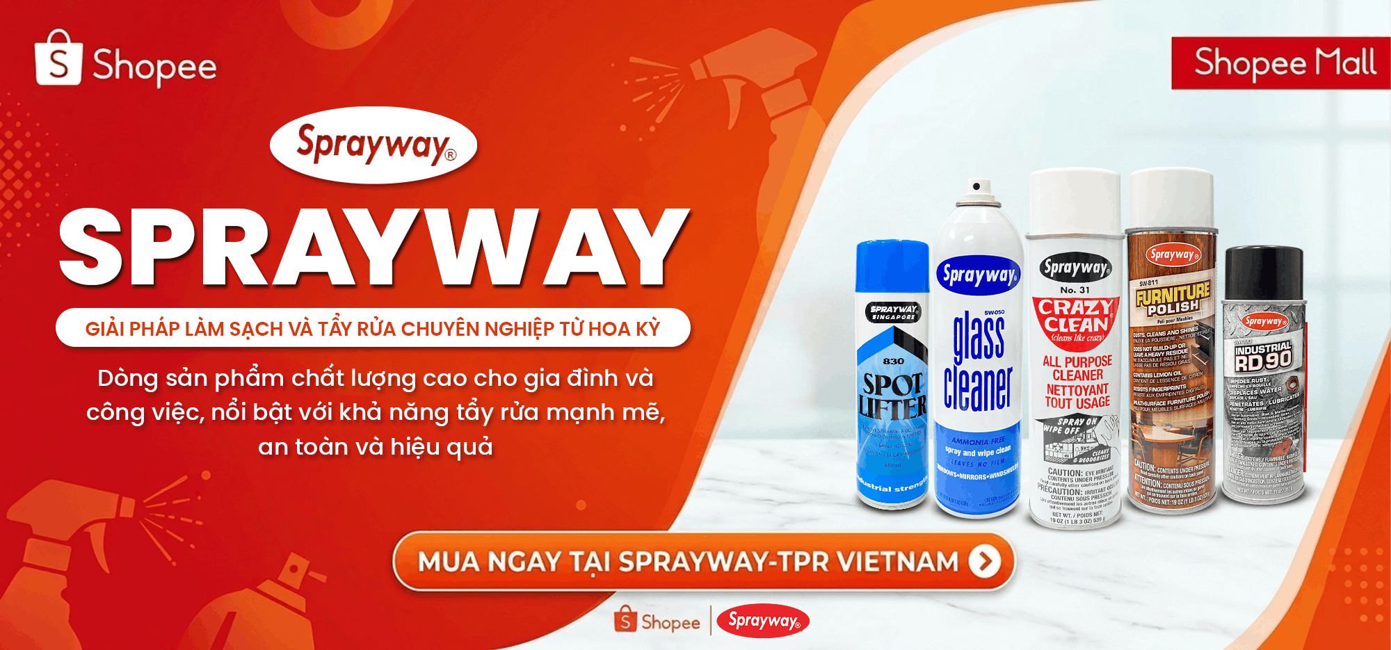 Sprayway-TPR Vietnam - Shopee Mall Online | Shopee Việt Nam