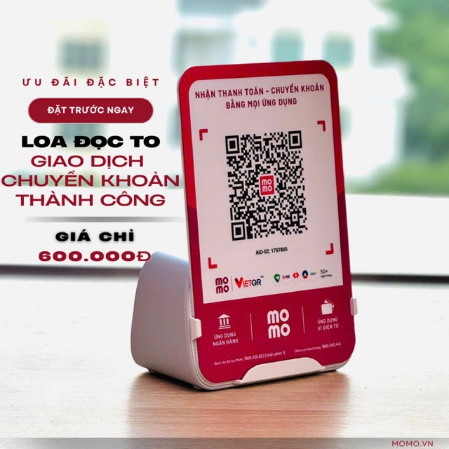 Loa Thông Báo MoMo-Soundbox, Cửa hàng trực tuyến | Shopee Việt Nam